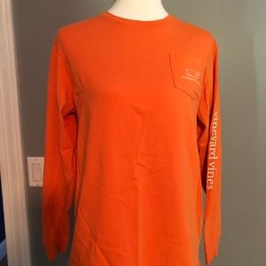 Vineyard Vines Long Sleeve Logo Tee Size XL/20